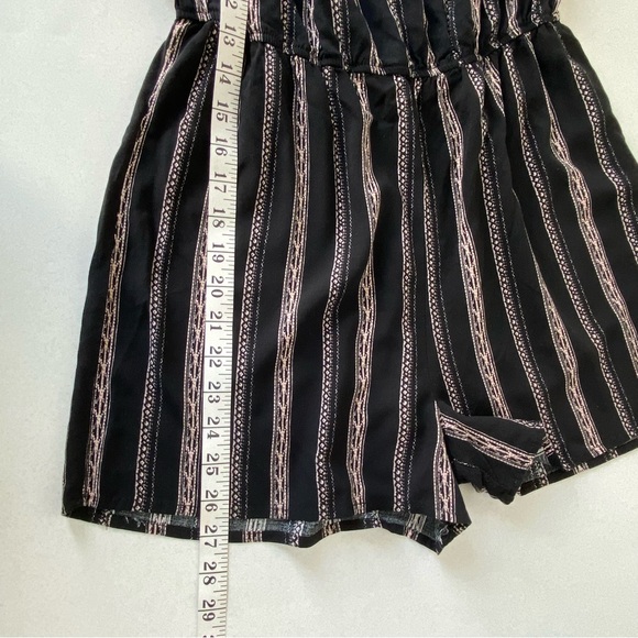 Black Off Shoulder Romper Womens Small - Picture 15 of 16